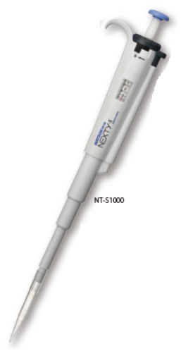 NT-S1000 NEXTY-S1000 Single Channel Pipette, 100-1000uL 1pc/box